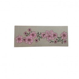 Wooden box for embroidery must-haves - Flowers