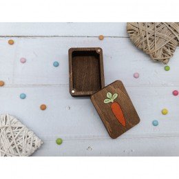 Wooden box - Carrot