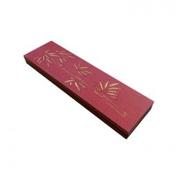 Wooden bead organizer - Bamboo Red
