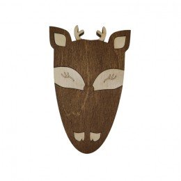 Wooden scissor case - Deer
