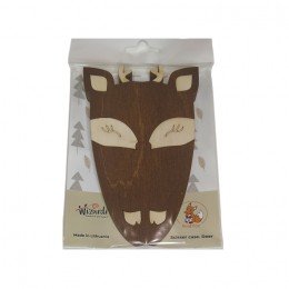 Wooden scissor case - Deer