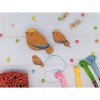 Magnetic needle minder - Bird blue