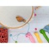 Magnetic needle minder - Bird blue