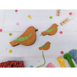 Magnetic needle minder - Bird green