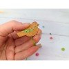 Magnetic needle minder - Bird green