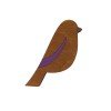 Magnetic needle minder - Bird pink