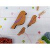 Magnetic needle minder - Bird pink