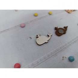 Magnetic needle minder - Whale