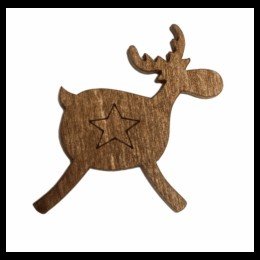 Magnetic needle minder - Star deer