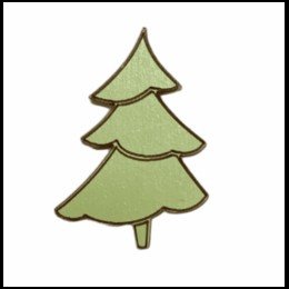 Magnetic needle minder - Light christmas tree