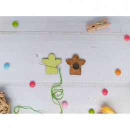 Magnetic needle minder - Green angel