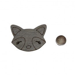 Magnetic needle minder - Raccoon