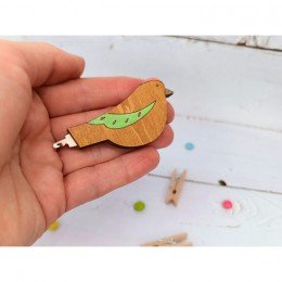 Needle threader - Bird green