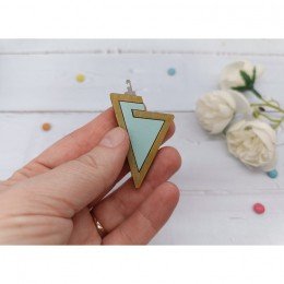 Needle threader - Turquoise triangle