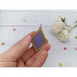 Needle threader - Purple rhombus