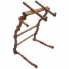 Dubko adjustable floor embroidery stand with support for frame