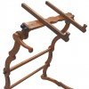 Dubko adjustable floor embroidery stand with support for frame