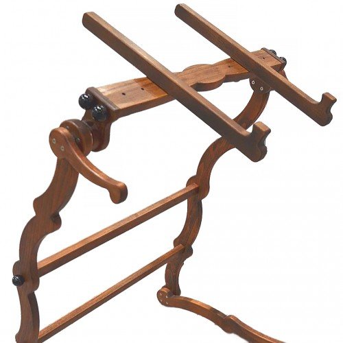 Dubko adjustable floor embroidery stand with support for frame