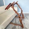 Dubko adjustable floor embroidery stand with support for frame