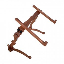 Dubko adjustable seat embroidery stand with support for frame