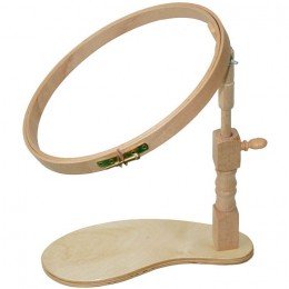 Elbesee embroidery seat stand with hoops 25 cm