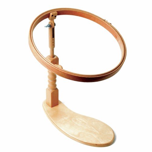 Elbesee embroidery seat stand with hoops 25 cm