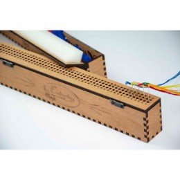 Thread and needle organizer - Walnut, 100 slots