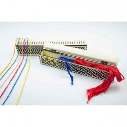 Thread and needle organizer - Ivory, 60 slots