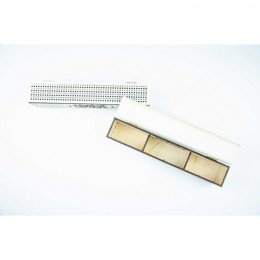 Thread and needle organizer - Ivory, 200 slots