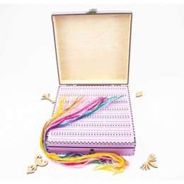 Thread and needle organizer - Lavander, 210 slots