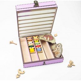 Thread and needle organizer - Lavander, 210 slots