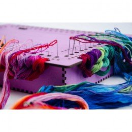 Thread and needle organizer - Lavander, 66 slots