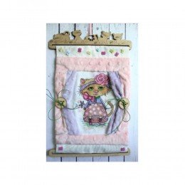 Percha para bordar - Gatos