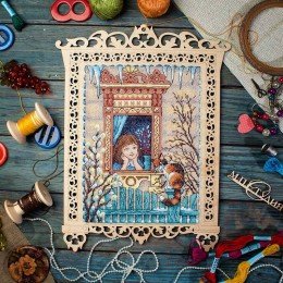 Bastidor para decoración de bordados nº 1