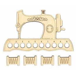 Thread organizer - Sewing machine + 4 spools