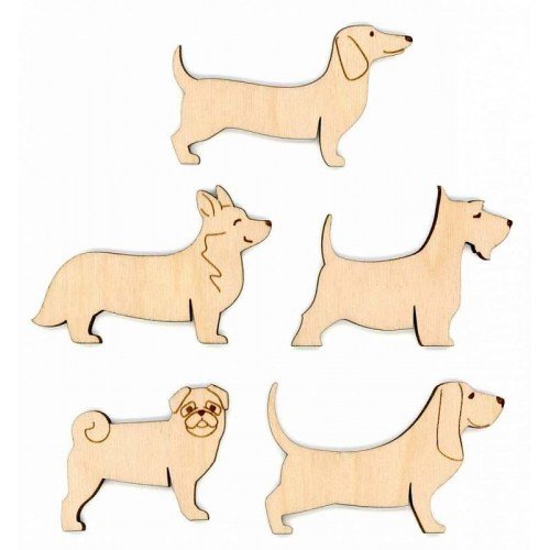 Spool set - Dogs 10 pcs.