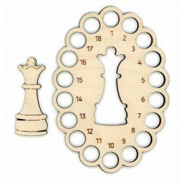 Thread organizer - Chess queen + 1 spool