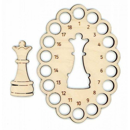 Thread organizer - Chess queen + 1 spool