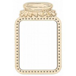 Openwork frame for decorating embroidery - Jar