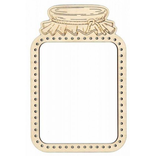 Openwork frame for decorating embroidery - Jar