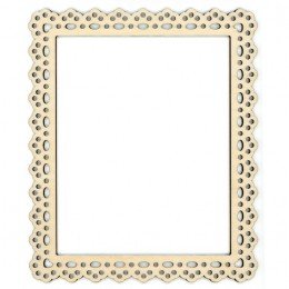 Openwork frame for decorating embroidery - Napkin No. 1