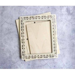 Bastidor para bordado decorativo - Flores