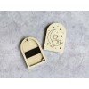 Wooden needle organizer - Friends