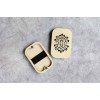 Wooden needle organizer - Oriental pattern