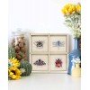 Covered frame for magnets for decorating embroidery