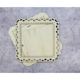 Bastidor para bordado decorativo - Tejido n.º 1