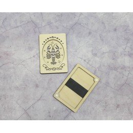 Wooden needle organizer - Cancer