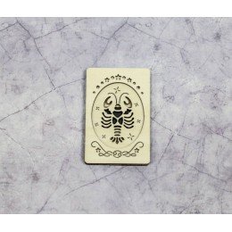 Wooden needle organizer - Cancer