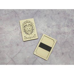 Wooden needle organizer - Lion