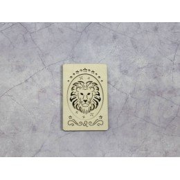 Wooden needle organizer - Lion